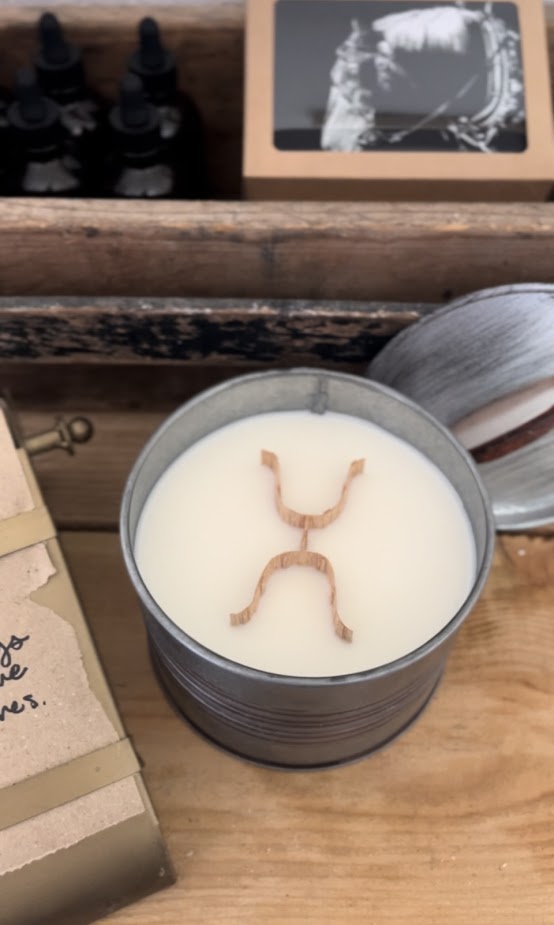 Large Custom Wick Candle