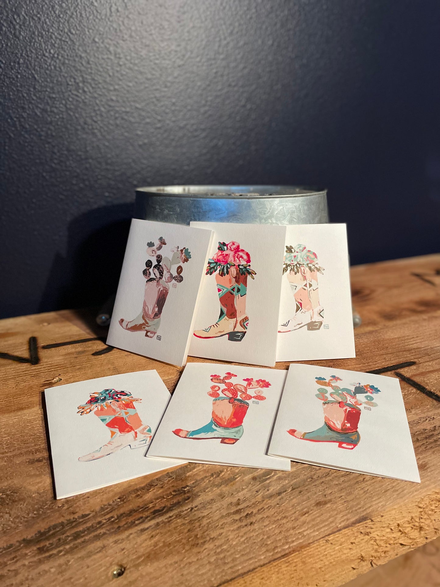 Cowboy Boot Notecards